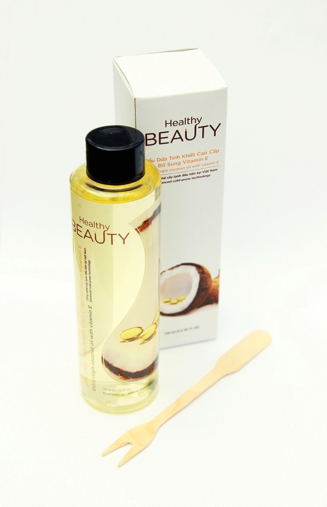 Dầu dừa dưỡng da có bổ sung vitamin E thiên nhiên - Healthy Beauty 150ml
